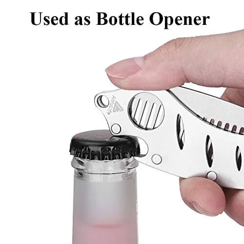 AhfuLife Stainless Steel Hair & Beard Comb | Anti-Static, Portable, Gift Boxed (15*3.6cm open, 9*3.6cm closed, 60g) thumbnail 3