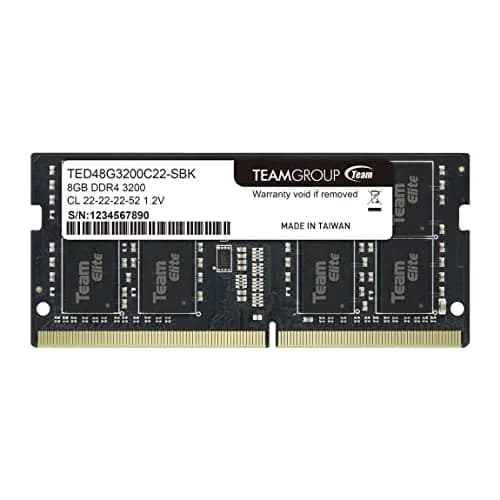 TEAMGROUP Elite DDR4 8GB 3200MHz (2666MHz) SODIMM Laptop RAM Module | 8GB (8GB) DDR4 3200MHz thumbnail 1