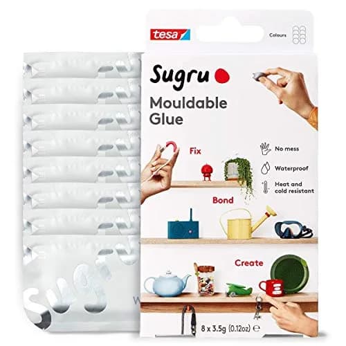 tesa Sugru Silicone Moldable Glue 8 Pack | Waterproof & Kid-Safe 3.5g thumbnail 1