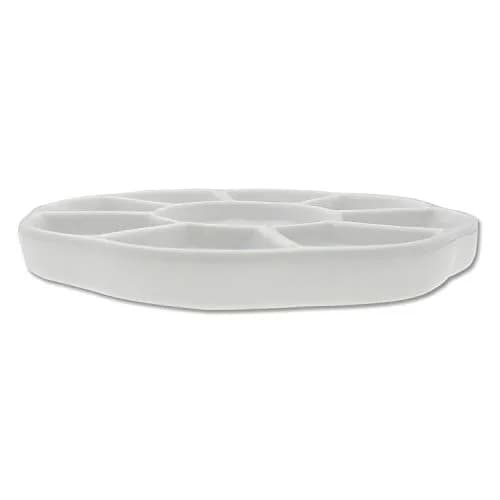 The Beadsmith Ceramic Mixing Palette, Sunflower Design, 5.5" x 5.5" x .5" | 9 Compartments for Arts & Crafts thumbnail 3