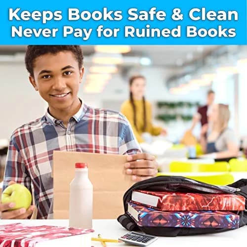 EUATUS BEST PRODUCTS & GIFTS Book Cover 8x10 | Reusable, Washable, Fun Designs for Kids & Teens thumbnail 5