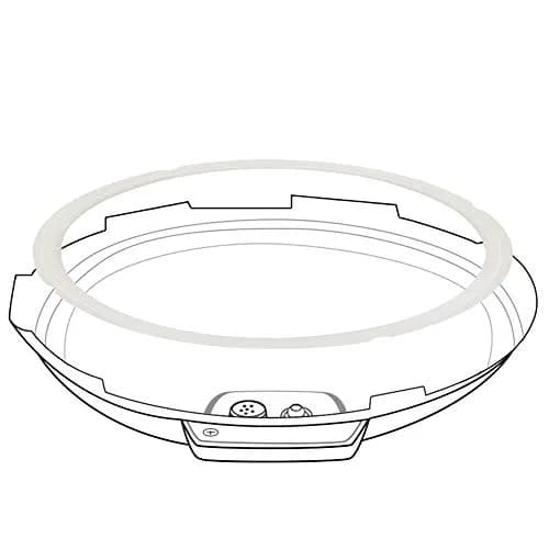 ZoneFly 8 Qt Pressure Cooker Silicone Sealing Ring | Food-Grade, Dishwasher Safe, Perfect Fit thumbnail 5