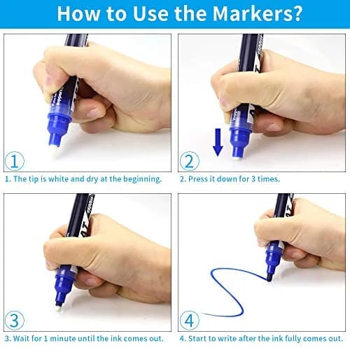 AFMAT Dry Erase Whiteboard Paper 8x4 ft | No Ghost, Wall Sticker, Adhesive, 6 Markers thumbnail 7