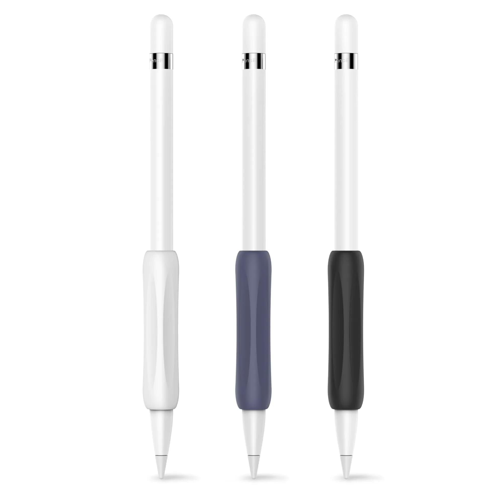 Delidigi Apple Pencil Grip, Ergonomic Silicone Sleeve for 1st/2nd Gen | Soft Anti-Slip, No-Roll Design