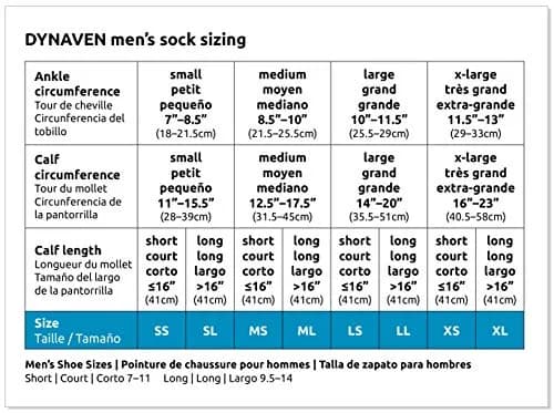 Sigvaris DYNAVEN Opaque Men's Knee-High Compression Socks 20-30mmHg Medium Short Light Beige thumbnail 5