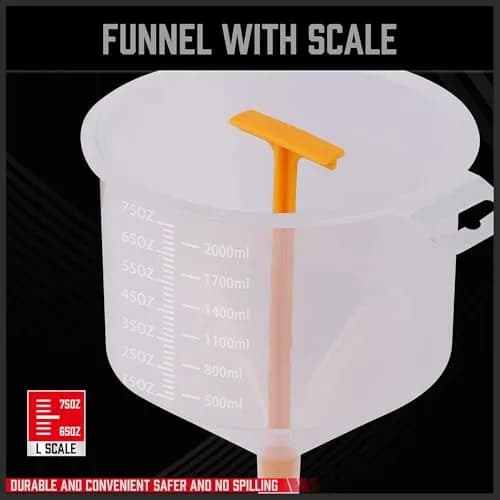 SEDY Ultimate No Spill Coolant Funnel Kit 19-Piece Set | Radiator Bleeder & Filler Tool thumbnail 2