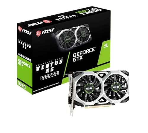 MSI GeForce GTX 1650 D6 Ventus XS OC Graphics Card 4GB GDDR6 | Small Form Factor, High Performance thumbnail 1