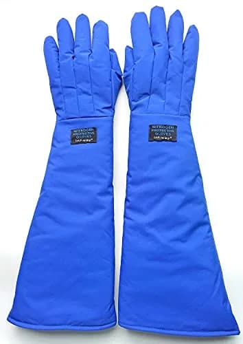 Inf-way Black Shoulder Length/27" Cryogenic Gloves for -268°C Protection thumbnail 4