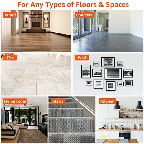 ZONGOOL 12PCS Rug Tape Non Slip Rug Pad Grippers 16cm (6.3 inches) | Keeps Rugs Flat & Secure thumbnail 7