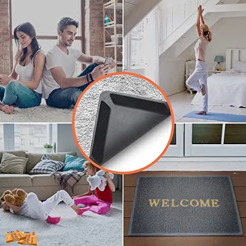 ZONGOOL 12PCS Rug Tape Grippers | Non-Slip & Anti-Curl for All Floors thumbnail 4