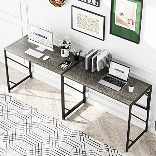 Elephance Folding Desk for Home Office | No Assembly Needed, 39.4 Inch, Black Oak thumbnail 6