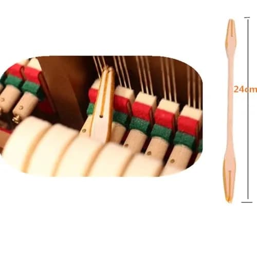 Ecloud Shop Piano Tuning Kit 16pcs Professional Tuning Wrench Hammer Mute Tweezers Fork Screwdriver Clip thumbnail 9