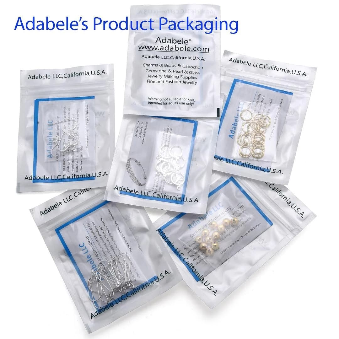 Adabele 18k Gold Plated Sterling Silver S Hook Clasps 12mm (10-Pack) | Hypoallergenic Jewelry Findings - view 6