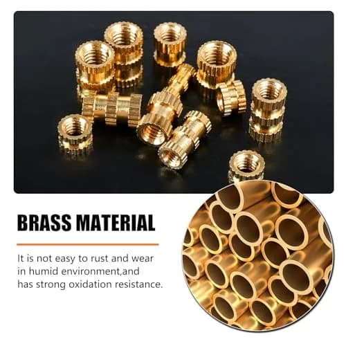 Canitu 420Pcs Threaded Inserts M2 M3 M4 M5 Brass Heat Set for Plastic & 3D Printing | Long-Term Rust-Proof Fasteners thumbnail 6