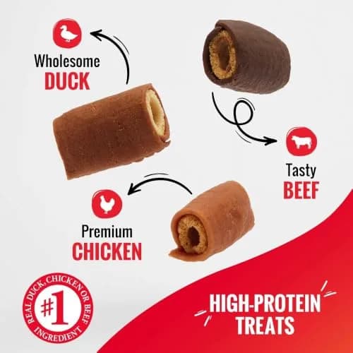 Good ‘N’ Tasty Soft & Crunchy Dog Treats 3 oz (12 Pack) | High Protein Chews for Dogs thumbnail 3