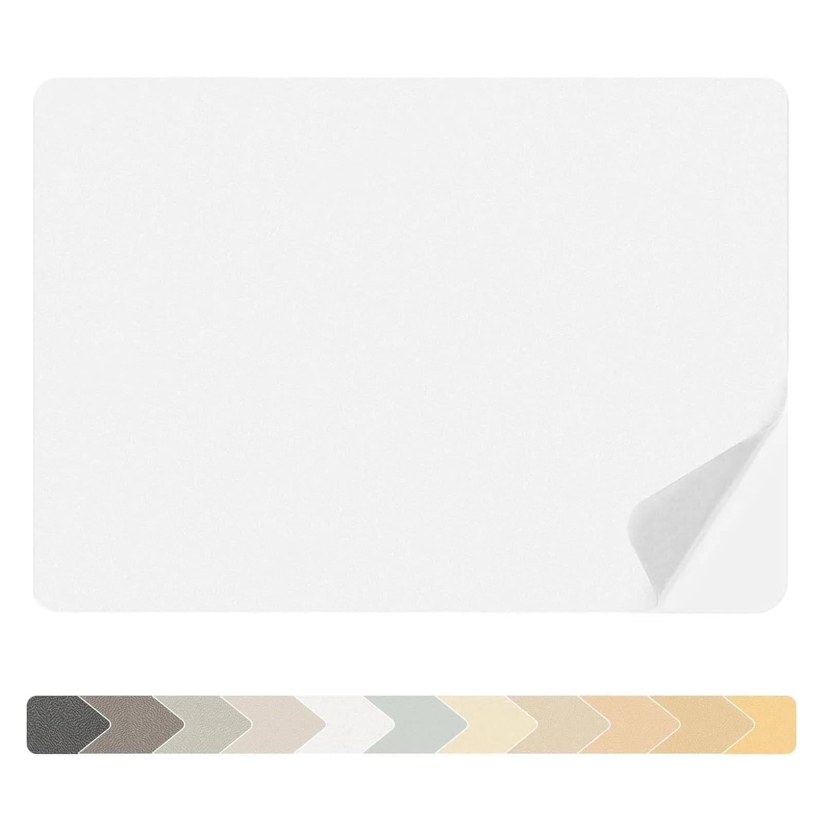 Numola Self-Adhesive Leather Repair Patch - Waterproof Fabric Tape, Ivory White, 3x4 Inch - main product image