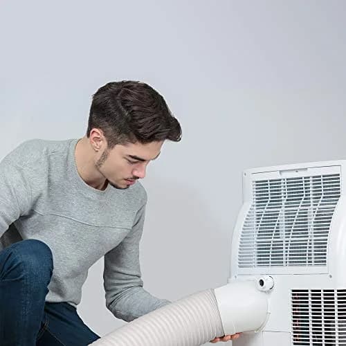 Jin&Bao 5.9" (15cm) AC Exhaust Hose 78.7" (2m) CCW Thread | Universal Replacement for Portable Air Conditioners thumbnail 5