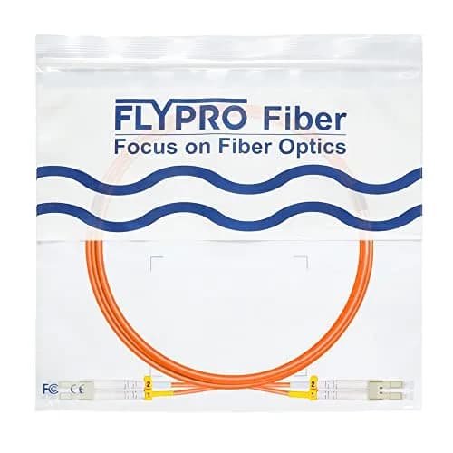FLYPROFiber OM2 LC to LC Fiber Patch Cable 3M (10ft) | Multimode 1Gb, Orange, LSZH thumbnail 8