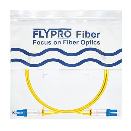 FLYPROFiber LC to LC Single Mode Fiber Patch Cable 1M | OS2 9/125μm, LSZH Jacket, High Speed, Indoor Use thumbnail 8