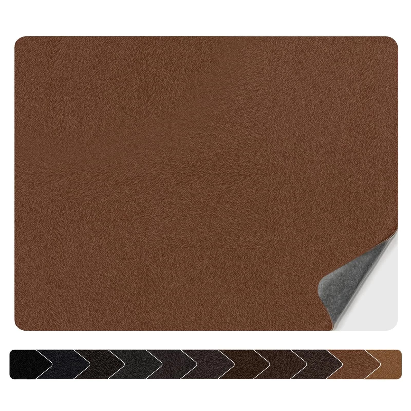 Numola Light Brown Leather Repair Patch 3x4 Inch | Waterproof Self-Adhesive Fabric Tape - main product image