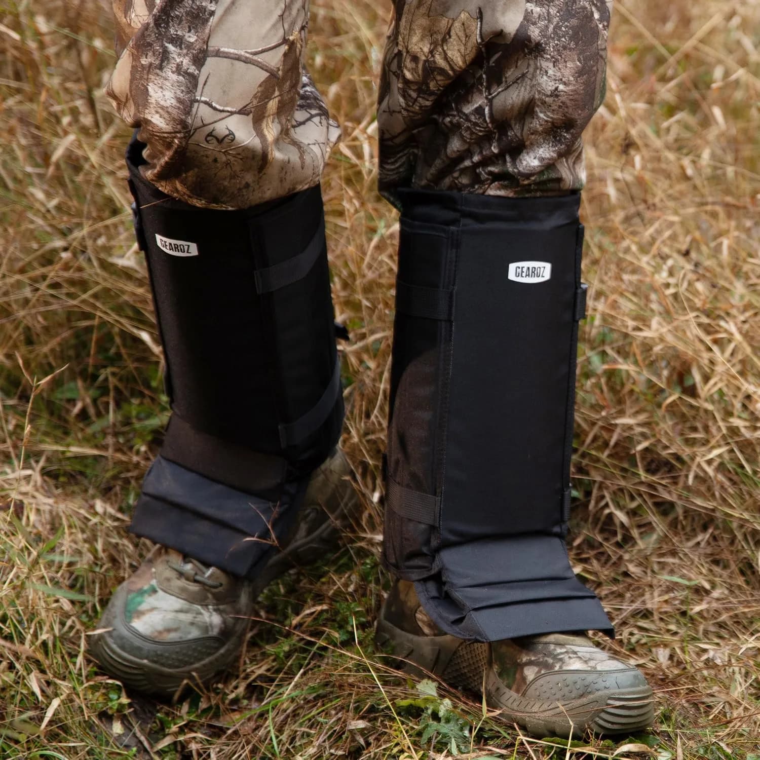GearOZ Snake Gaiters Chaps Black | Durable Lower Legs Anti-Snake Bite Guards for Hiking & Hunting - view 8