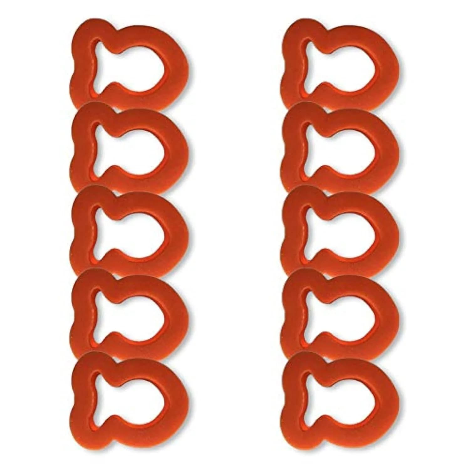 CookieCutter.com Mini Tiny Fish Cookie Cutter 2 Pack | Fish-Shaped Dough & Fondant Cutter for Kids — Orange
