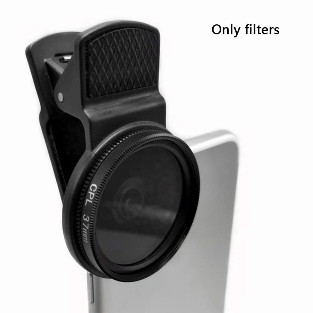 CfoPiryx 37mm CPL Filter Kit | Universal Circular Polarizer Lens with Clip - view 4