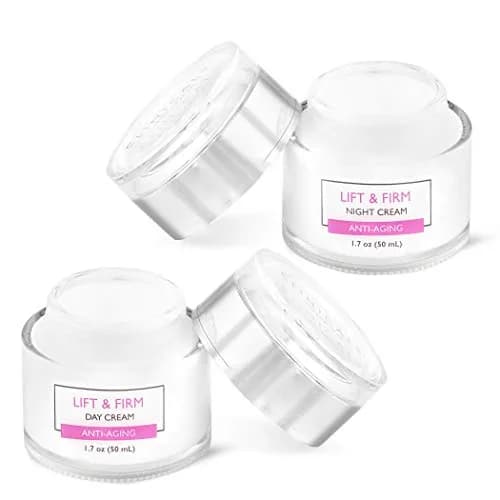 SpaScriptions Clinicals Lift & Firm Day & Night Cream Set with Collagen | Anti-Aging Moisturizer for All Skin Types thumbnail 4