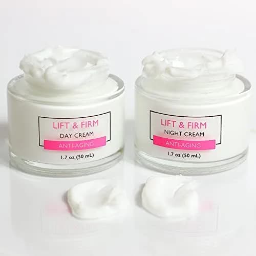 SpaScriptions Clinicals Lift & Firm Day & Night Cream Set with Collagen | Anti-Aging Moisturizer for All Skin Types thumbnail 2