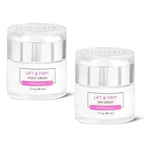 SpaScriptions Clinicals Lift & Firm Day & Night Cream Set with Collagen | Anti-Aging Moisturizer for All Skin Types thumbnail 3