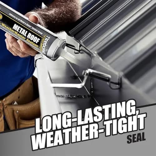 Titebond WeatherMaster Metal Roof Sealant Gray 281ml (9.5 Fl Oz) | Polymer Caulk for Metal Roofs thumbnail 3
