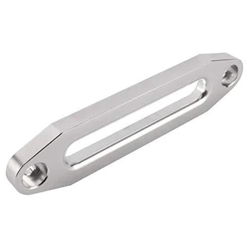YaeKoo 10" Billet Aluminum Hawse Fairlead Load Capacity 8K-15K LBs | Synthetic Rope Compatible, Silver thumbnail 5