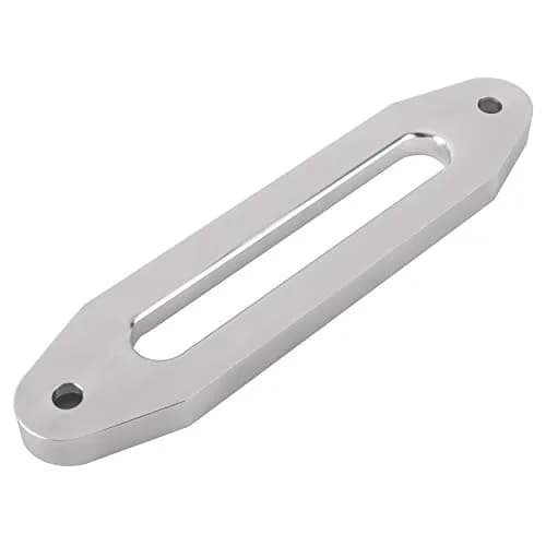 YaeKoo 10" Billet Aluminum Hawse Fairlead Load Capacity 8K-15K LBs | Synthetic Rope Compatible, Silver thumbnail 6