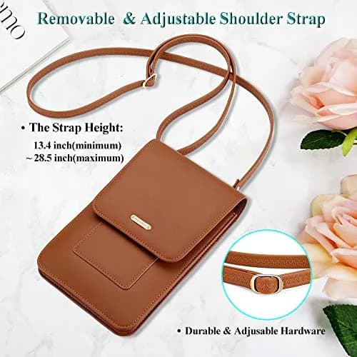 Peacocktion Small Crossbody Bag for Women | RFID Travel Cell Phone Wallet Purse with Card Slots thumbnail 5