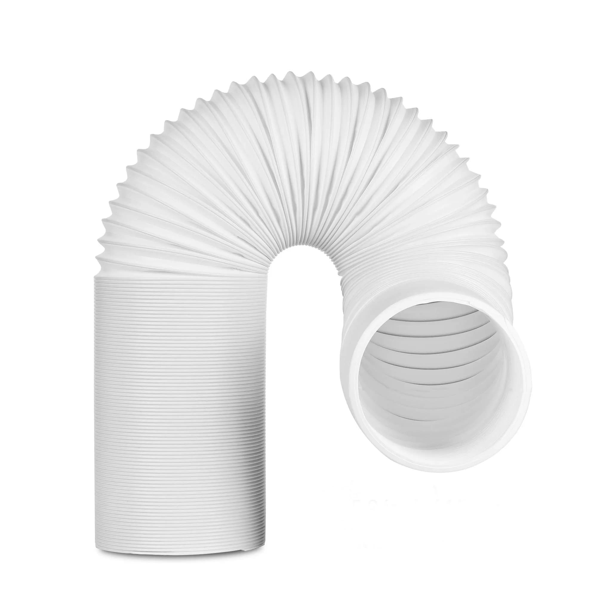 TURBRO Portable Air Conditioner Exhaust Hose, 5" Diameter, 78" Length | Universal, Anti-Clockwise Thread — 5.9 Inch Diameter