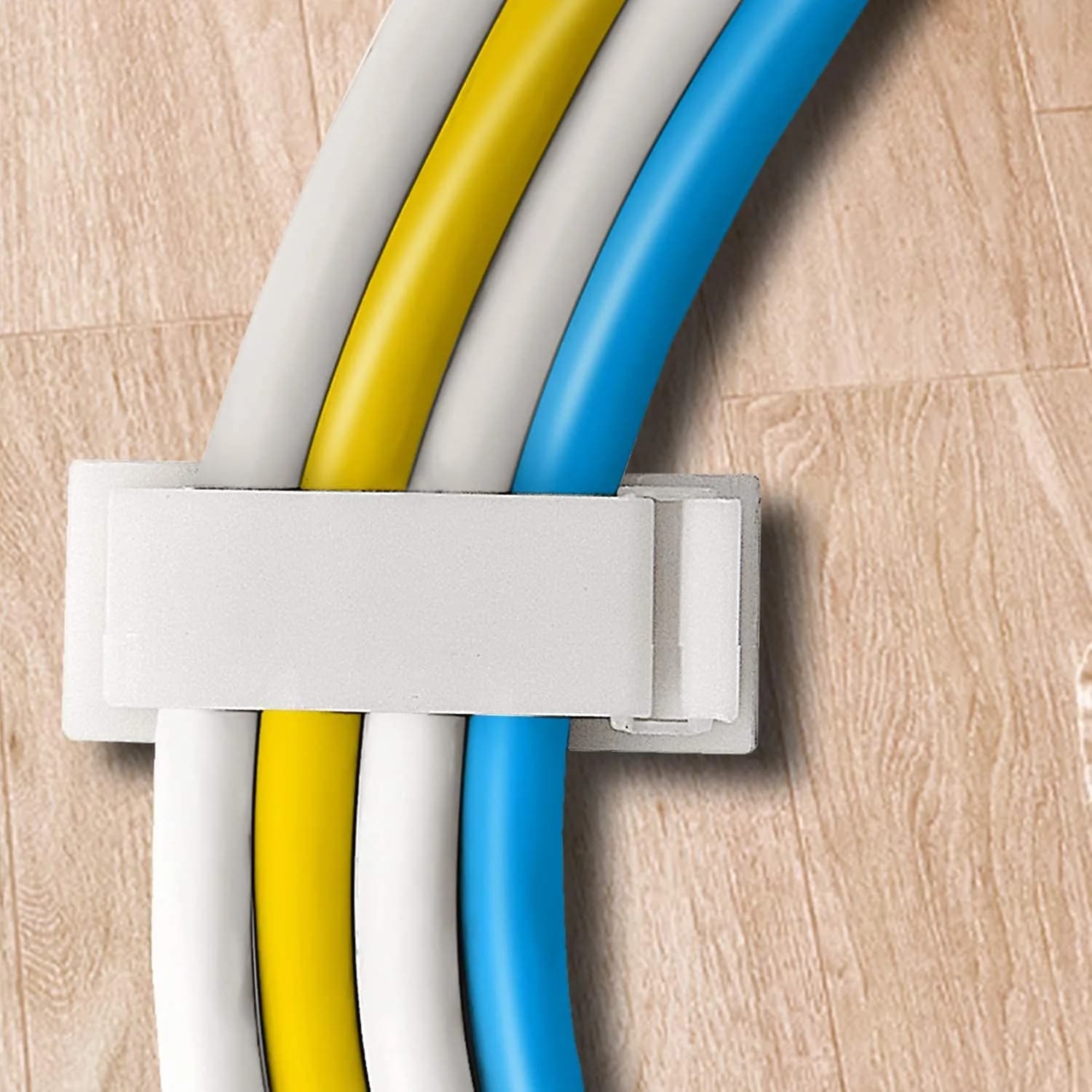 SOULWIT® 50 x Self-Adhesive Cable Management Clips | Max 8mm Cable Diameter - view 6