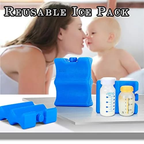 Teamoy Breastmilk Ice Pack (Pack of 2), Small | BPA-Free Baby Product for Working Moms thumbnail 6
