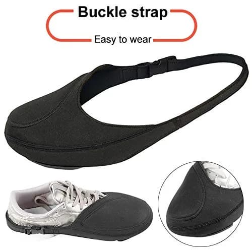 RICH Motorcycle Shifter Shoe Protector, Waterproof Adjustable Black Neoprene & TPU, One Size Fits Most Adult Shoes, Boots, Sneakers thumbnail 5