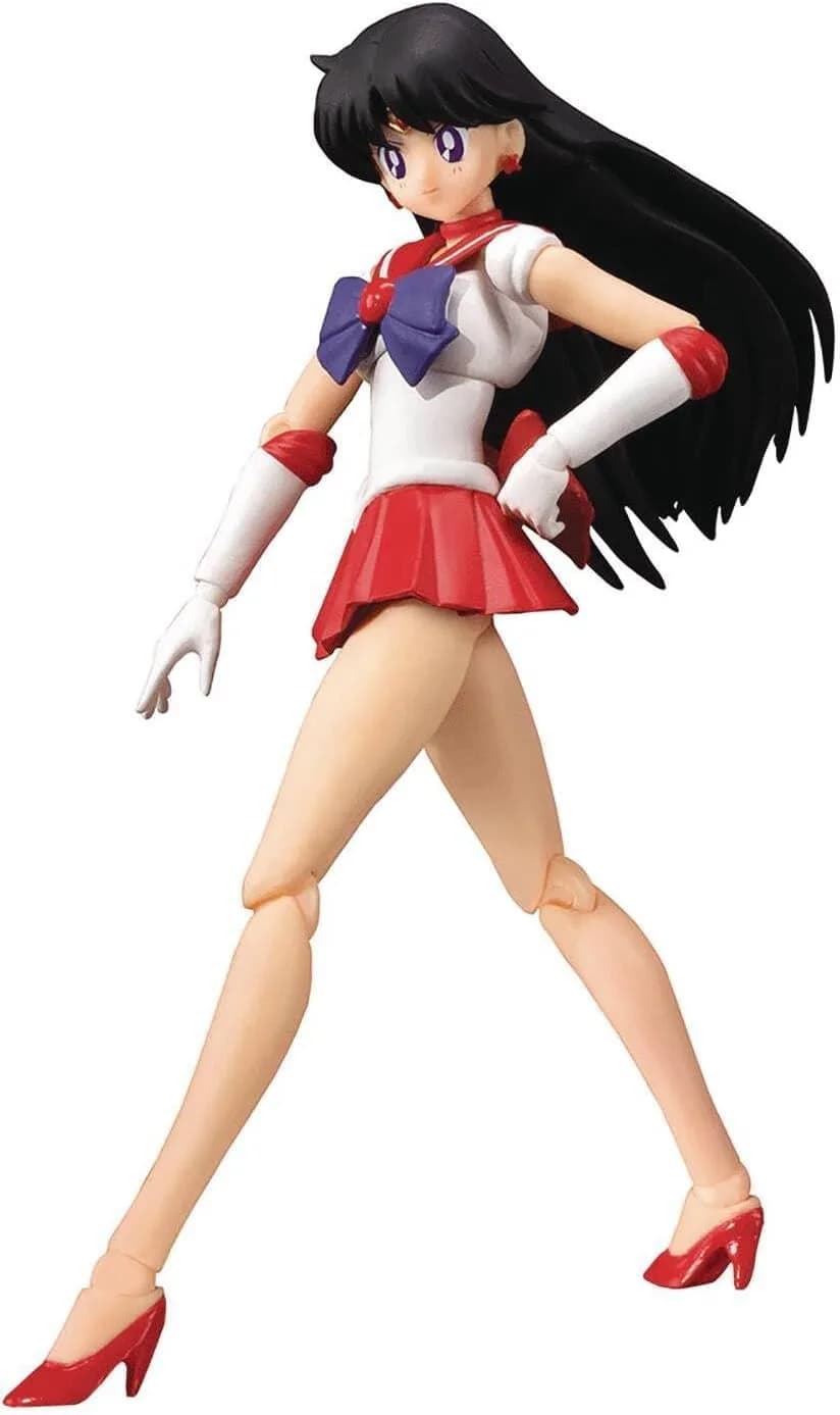 Tamashii Nations Sailor Mars Action Figure | Animation Color Edition, 1/7 Scale, Officially Licensed — Sailor Mars