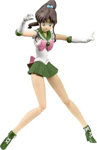 Tamashii Nations Sailor Jupiter Action Figure | Animation Color Edition, 1 Pack, Sailor Moon Series thumbnail 1