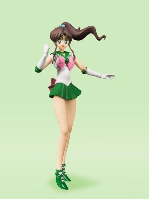 Tamashii Nations Sailor Jupiter Action Figure | Animation Color Edition, 1 Pack, Sailor Moon Series thumbnail 10
