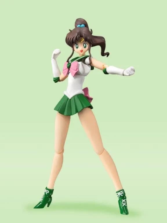 Tamashii Nations Sailor Jupiter Action Figure | Animation Color Edition, 1 Pack, Sailor Moon Series thumbnail 3