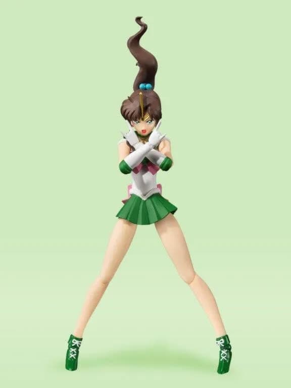 Tamashii Nations Sailor Jupiter Action Figure | Animation Color Edition, 1 Pack, Sailor Moon Series thumbnail 6