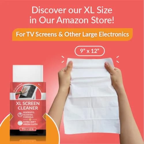 iCloth 70% Isopropyl Alcohol Screen & Electronics Wipes, 50 Count | Streak-Free, Fast-Drying, Lint-Free thumbnail 8