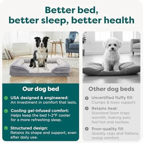 Furhaven Cooling Gel Dog Bed for Large Dogs | Orthopedic Support & Washable Cover (70-120c) thumbnail 7