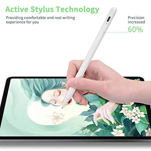 Bbata Chromebook Stylus Pen, 1.5mm Fine Tip, White | Precise Touch Control for Sketching & Note-Taking thumbnail 4