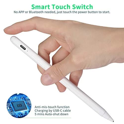 Bbata Chromebook Stylus Pen, 1.5mm Fine Tip, White | Precise Touch Control for Sketching & Note-Taking thumbnail 2