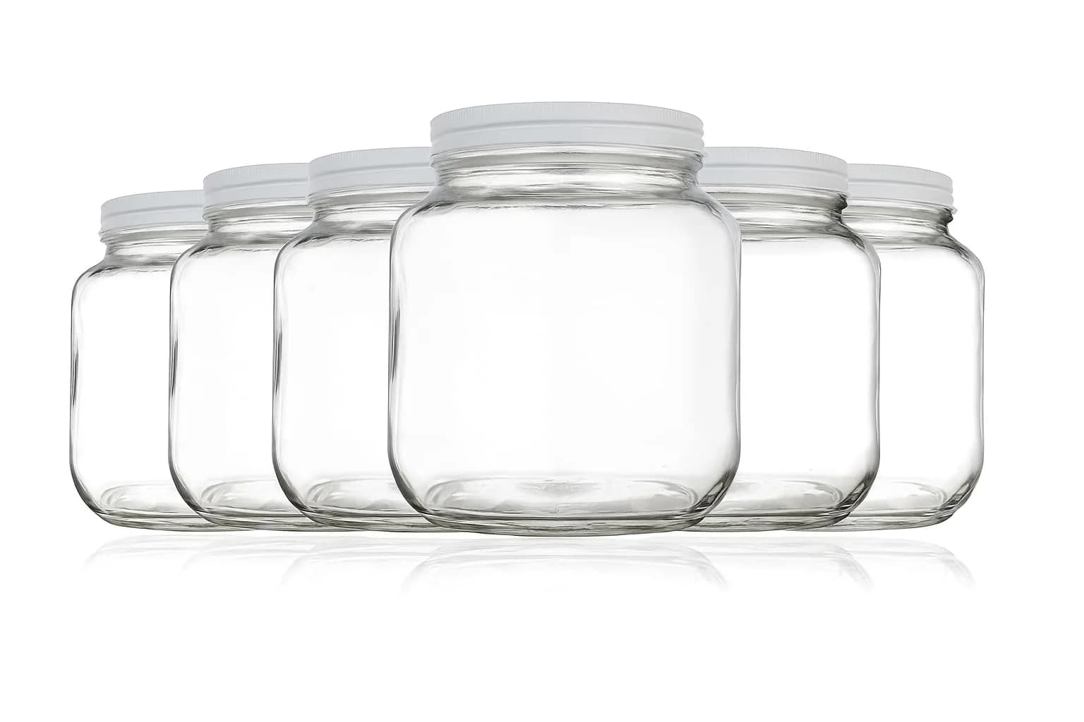 kitchentoolz Half Gallon Glass Mason Jar Wide Mouth | Fermentation & Storage in USA