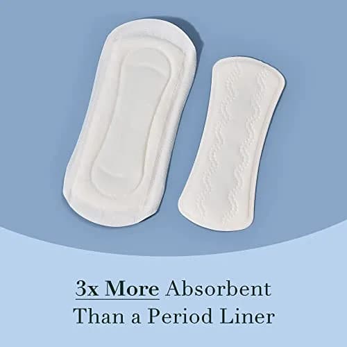 Rael Incontinence Liners Organic Cotton Cover Regular 96 Ct | Hypoallergenic Bladder Leak Protection thumbnail 6