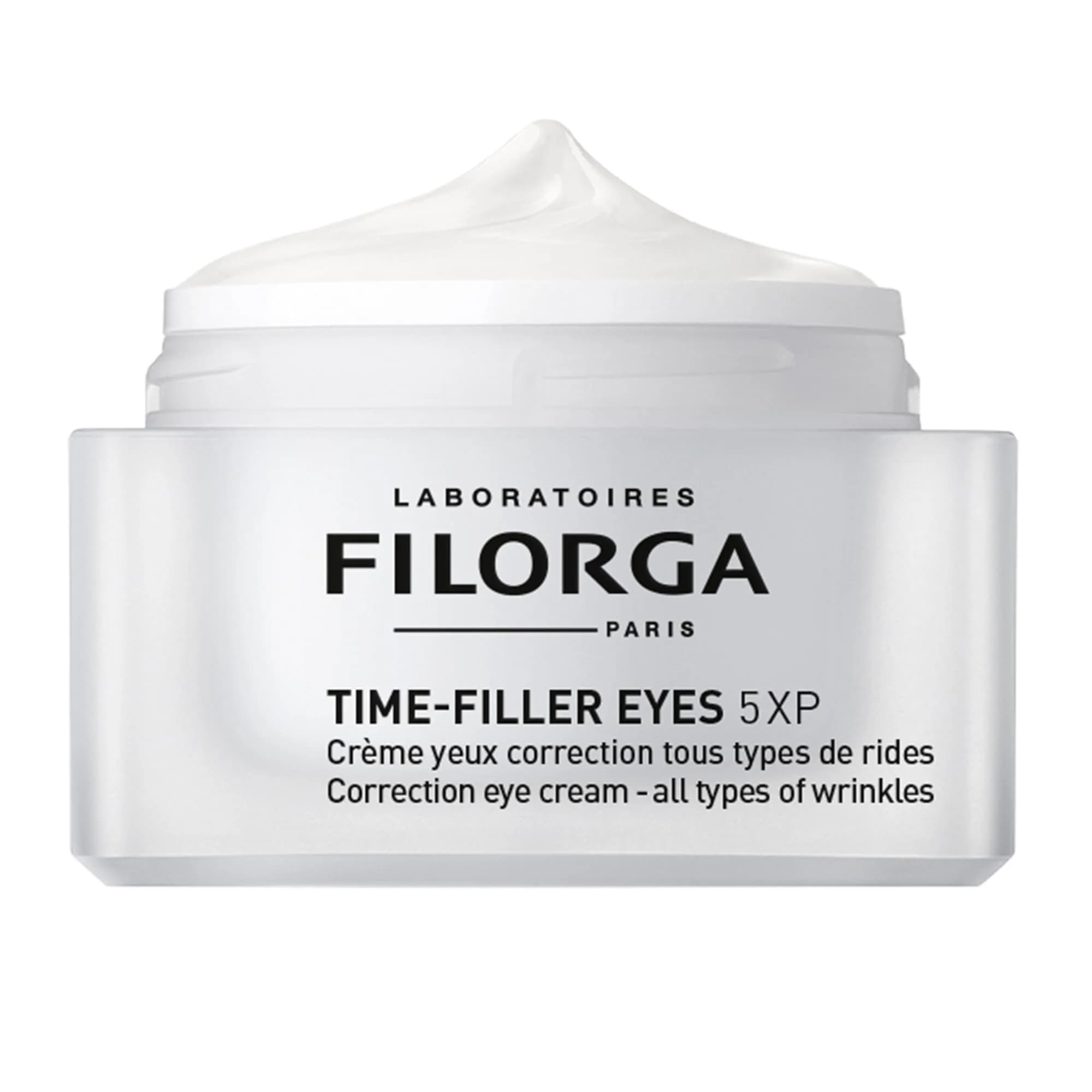 Filorga Time-Filler 5-XP Wrinkle Correction Cream 50ml (1.69 fl oz) | Reduces 5 Types of Wrinkles — 15ml